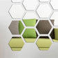 Waterproof Acrylic Hexagonal Mirror Wall Stickers