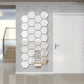 Waterproof Acrylic Hexagonal Mirror Wall Stickers