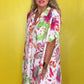 Women's Loose Printed Dress with Pockets