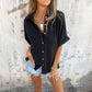 🌸Spring Specials🌸 Women's Casual Solid Color Loose Fit Shirt
