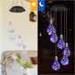 💡Colorful LED Solar-Powered Light Bulb Wind Chimes（50% OFF）