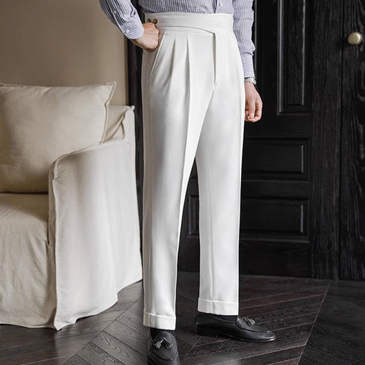 🎉Hot Sale🎉Men's Casual Versatile High Waisted Blazer Pants