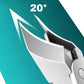 2025 Half Price 🔥 Splashproof 25° Beveled Edge Nail Clippers 3-Piece Set