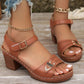 👡The Summer Hot Sale 50% OFF🥰Women's Chunky Heel Sandals