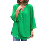 🔥Mother's Day Hot Sale 50%🔥Double-Layer V-neck Zipper 3/4 Sleeves Soft Tops