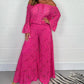 ⏰ Spring sale-50% OFF  🎉Women's two-piece set: lace top + wide-leg trousers 🎉Buy 2 get free shipping