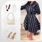 🔥NEW ARRIVAL LIMITED TIME OFFER🔥Women’s Long Shirt with Asymmetrical Wrap Overlay Skirt