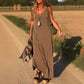💕Limited Sale 50% OFF💕Women's V-Neck Maxi Cami Dress