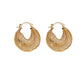 Sparkly Mesh Hoop Earrings