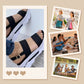 Women's Casual Platform Thick Wedge Sandal