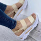 Women's Casual Platform Thick Wedge Sandal