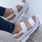 Women's Casual Platform Thick Wedge Sandal