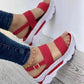 Women's Casual Platform Thick Wedge Sandal