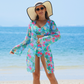🏖️Summer Hot Sale 50% OFF🌼Women's Fashion Multicolor Printed Bikini Swimsuit 3 Piece Set