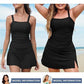💥Last Day Special Sale 50% OFF🩱✨Women Vintage Tummy Control Two Piece Tankini Swimsuits