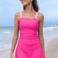 💥Last Day Special Sale 50% OFF🩱✨Women Vintage Tummy Control Two Piece Tankini Swimsuits