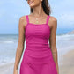 💥Last Day Special Sale 50% OFF🩱✨Women Vintage Tummy Control Two Piece Tankini Swimsuits