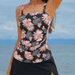 💥Last Day Special Sale 50% OFF🩱✨Women Vintage Tummy Control Two Piece Tankini Swimsuits