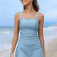 💥Last Day Special Sale 50% OFF🩱✨Women Vintage Tummy Control Two Piece Tankini Swimsuits