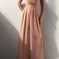 Women's Solid Color Camisole Waist-slimming Straight Jumpsuit