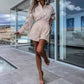 🌸Summer Hot Sale 50%OFF🌸Women's Casual Elegant Lace 2-Piece Set with Button Down Shirt and Shorts