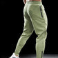 Track Side Sweatpants Jogger With Zipper Hem
