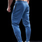 Track Side Sweatpants Jogger With Zipper Hem