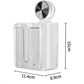Wall Mounted Suction Cup Transparent Tissue Organizer