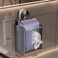 Wall Mounted Suction Cup Transparent Tissue Organizer