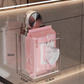 Wall Mounted Suction Cup Transparent Tissue Organizer