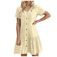 Casual Cotton Linen Dress