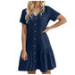 Casual Cotton Linen Dress