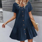 Casual Cotton Linen Dress