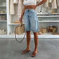 Buy 2 Save 10%⏰Last Day Hot Sale!!⌛👖Retro Destroyed Denim Midi Pants