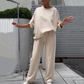 🌸New Arrival 62%OFF💖Women’s Casual Striped Tops ＆ Wide-Leg Pants 2-Piece Set