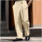 Men's Relaxed Fit Wide-Leg Dress Pants