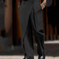 Men's Relaxed Fit Wide-Leg Dress Pants