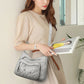 Women's Simple Multi-Pocket Shoulder Bag