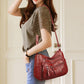 Women's Simple Multi-Pocket Shoulder Bag