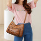 Women's Simple Multi-Pocket Shoulder Bag