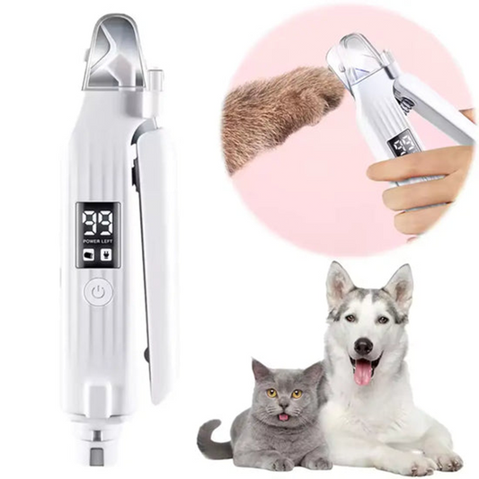 2 In 1 Nail Clipper Grinder With LED